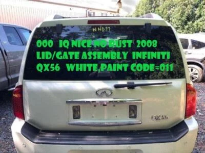 (LOCAL PICKUP ONLY) 08 INFINITI QX56 Trunk Lid Deck Tailgate - Imagem 1 de 4