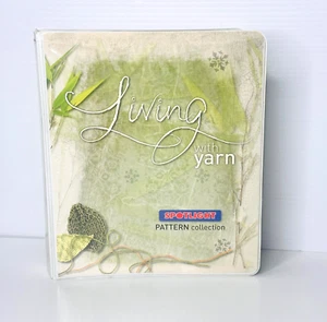 Living with Yarn Spotlight Pattern collection Knitting Crochet Booklets + Folder - Picture 1 of 24