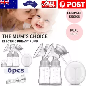 Automatic Milk Suction Electric Breast Pump Double Side Intelligent Baby Feeder - Picture 1 of 15