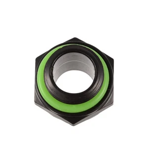 (black) 4PCS PC Water Cooling Adapter Black G1/4 Thread Fitting Hex - Afbeelding 1 van 10