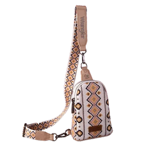 Wrangler Ladies Aztec Tan Sling Crossbody Bag WG2205-210TN - Picture 1 of 1