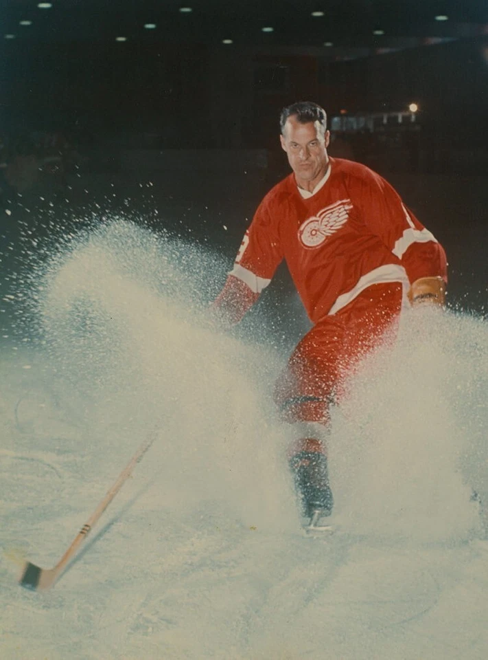 Detroit Red Wings Gordie Howe 8x10 Photo NHL Hockey Print #15 - Image 1 of 1