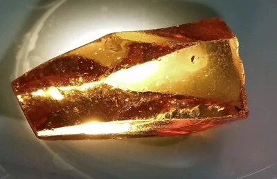 橙色锆石天然柬埔寨 175 + 克拉粗切散装认证宝石 — 第 1/4 张图片