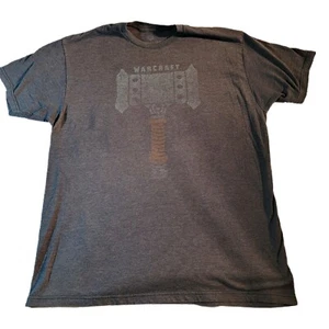 Warcraft Soft Gray Mens Tee Shirt Size XL ~ By Legendary Jinx READ! - Picture 1 of 4