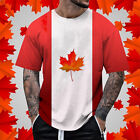 Male Summer Canada Independence Day National Day For Flag Print Retro Short
