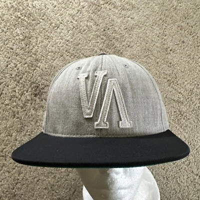 RVCA Hat Cap Adult Gray Black Snapback Starter The Natural Logo - Image 1 of 4