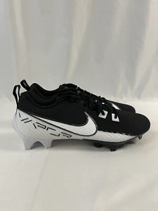 Nike Vapor Edge Speed 360 2 Football Cleats Black White DA5455-001 Mens Size 9 - Picture 1 of 6