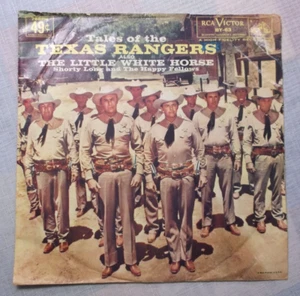 Vintage TALES of the TEXAS RANGERS 78 rpm 10" Record ~RCA VICTOR BY-63~ Bluebird - Picture 1 of 6