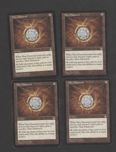 Mox Diamond (4x Stronghold) magic the gathering mtg PGEA