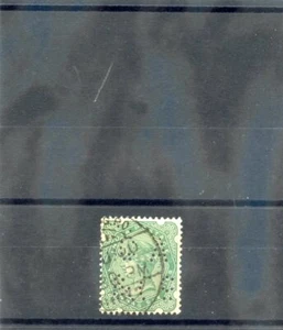 INDIEN SC 48 (SG 103) ss-vz gebraucht 1892 2a6p GRÜN, PERFIN: CA & 73, RAR ----- - Bild 1 von 2