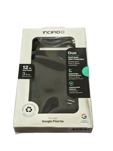 Incipio Duo Series Dual Layer Case for Google Pixel 6a - Black - Picture 1 of 3