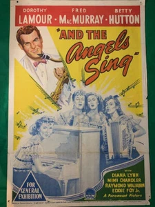 MOVIE POSTER ONE SHEET - AUSTRALIAN - AND THE ANGELS SING - 1944 - Picture 1 of 1