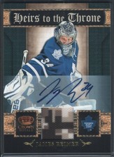 James Reimer Heirs To The Throne Autograph /100 #17 From 2011-12 Crown Royale 