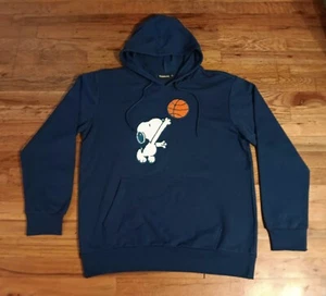 Sudadera con Capucha Snoopy Baloncesto Peanuts NUEVA sin Etiquetas Camisa Charlie Brown Woodstock Grande - Imagen 1 de 6