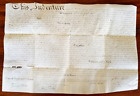 Original Antique 1816 Pennsylvania Vellum Deed - GIDEON SHILES to JACOB ROAD