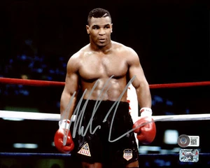 MIKE TYSON AUTOGRAPHED SIGNED 8X10 PHOTO BECKETT BAS STOCK #202435 - Picture 1 of 2