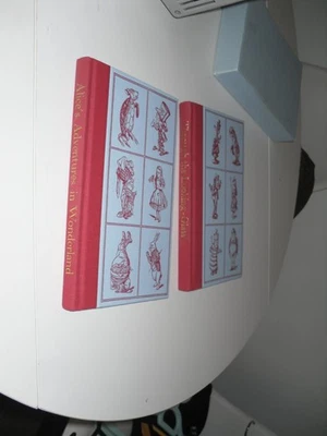 Folio Society Alice Adventures in Wonderland & Through the Looking Glass 1961 Foto 1 de 4