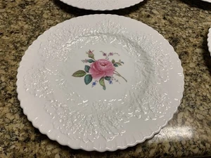  10 1/2 Teller Abendessen Hochzeit Dusche Spode Bridal Rose - Bild 1 von 3
