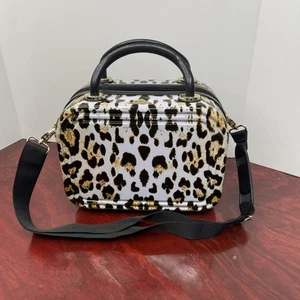 Triforce Hardshell Beauty Travel Case Carrier Schwarz Gold Leopard mit Tragegurt - Bild 1 von 11