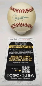 Charlie Keller Signed Rawlings Official American League Baseball JSA COA YANKEES - Picture 1 of 3