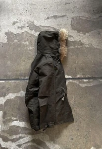 Archive Vintage Fur Jacket Military Coat - Picture 1 of 4