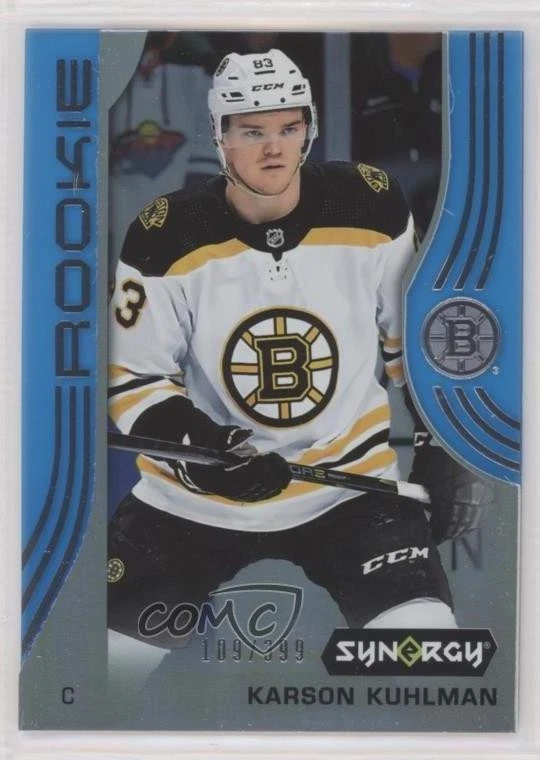 2019-20 Upper Deck Synergy Rookies Blue /399 Karson Kuhlman #49 Rookie RC - Image 1 of 2