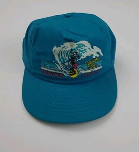 Vintage Disney Typhoon Lagoon Goofy Surfing Hat USA Tsunami Style Cartoon FLAW** - Picture 1 of 6