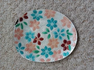 Vintage ANDO Japanische Cloisonne Schale Blumenmuster Mid Century Modern Japan - Bild 1 von 20