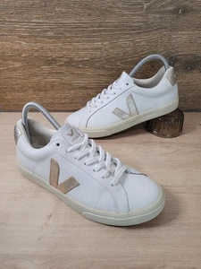 Veja Esplar Sneaker weiß und rosegoldene Details Größe UK 5 130£+ einmal getragen - Bild 1 von 21