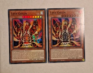 2× Yugioh Lava-Golem RA01-DE001 1.Auflage - Super Rare - Deutsch - Bild 1 von 3