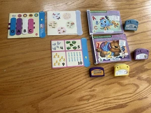 Lot of 2 Leap Frog Baby Little Touch Library Books & 4 Cartridges Learning Story - Picture 1 of 8