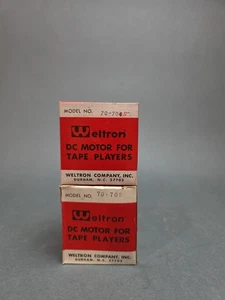 PAR Motor Weltron DC Para Reproductores de Cinta Modelo 70-705 De Colección Nuevo de Lote Antiguo - Imagen 1 de 5