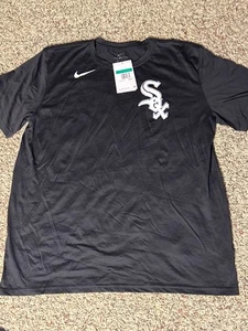 Nike Chicago White Sox Baseball T-Shirt Uomo XLarge Nero - Foto 1 di 2