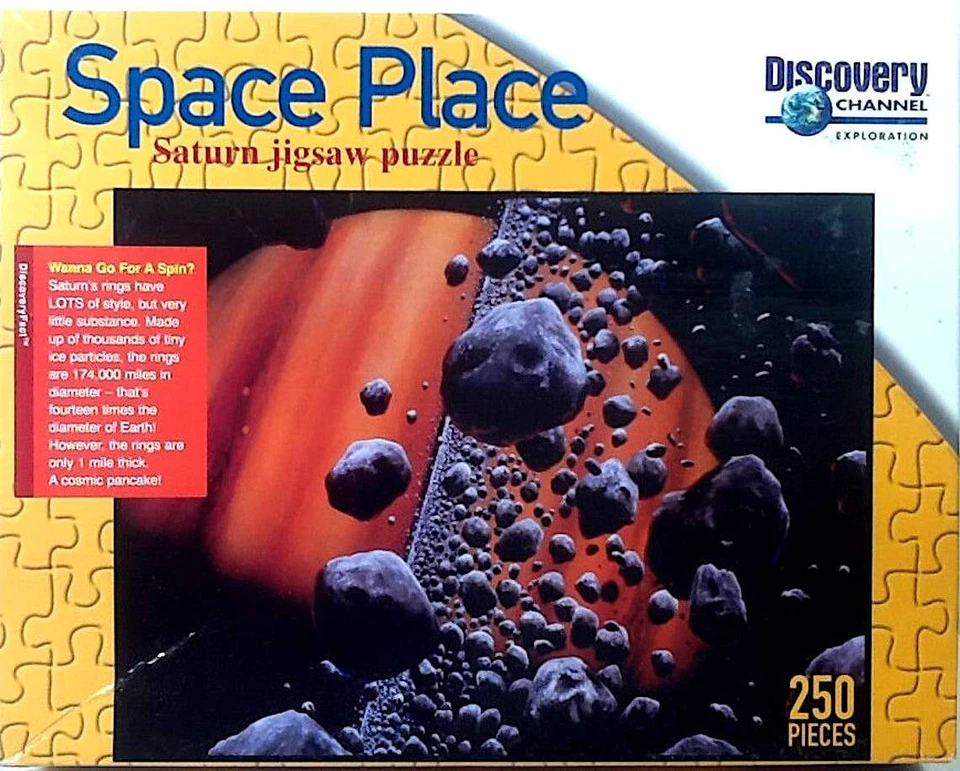 1999 Saturn Space Place Discovery Channel Exploration 250 pc Bepuzzled ISBN# - Image 1 of 1