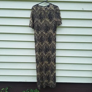 Nasty Gal Damen Maxikleid Whimsigoth Fee Boho Gr. 6 Cottagecore transparent Festival - Bild 1 von 11