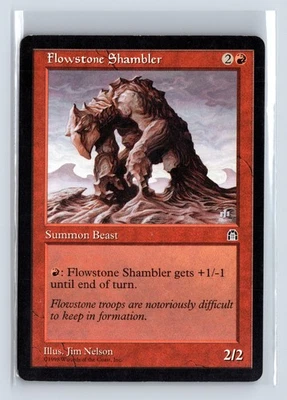(2x) FLOWSTONE SHAMBLER – MTG Magic the Gathering Card – Stronghold – Common - Image 1 of 4