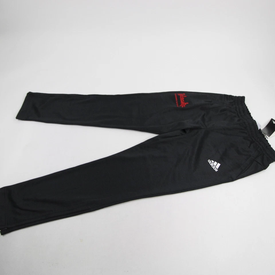Pantalones deportivos Adidas de Nebraska Cornhuskers negros para hombre nuevos Foto 1 de 1