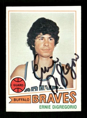 1977-78 Topps 131 Ernie Digregorio  signed auto autograph  BXCP42 - Image 1 of 2