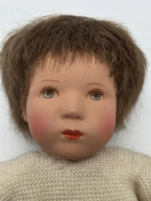 Sweet Vintage Kathe Kruse Doll 9-10” In Box With Wrist Tag Western Germany - Image 1 of 4