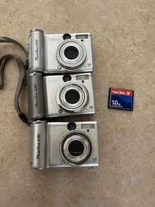 Canon PowerShot A95 X2 And A80 Digital Cameras with SD Card - Picture 1 of 21