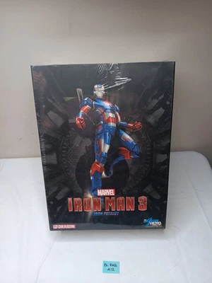Iron Man 3 Iron Patriot 1:9 model kit Marvel Dragon New in box - Image 1 of 4