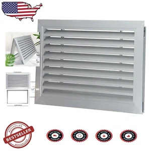 Durable and Stylish Aluminum Door Vent, 20” x 12” Grille for Modern Spaces - Picture 1 of 9