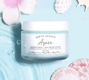 Earth Harbor AZURE Smooth Neck + Face Water Cream 2floz/60ml NEW IN BOX! - Picture 1 of 2