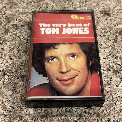 The Very Best of Tom Jones (K-tel) Audio Cassette Tape Album Made In Italy Foto 1 de 4