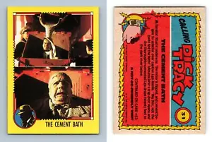 The Cement Bath #31 Dick Tracy Movie 1990 Topps Trading Card - Picture 1 of 1