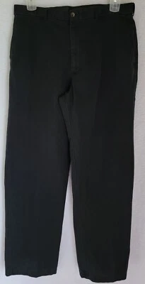 Haggar Mens Pants Size 36 x 32 Black - Image 1 of 4