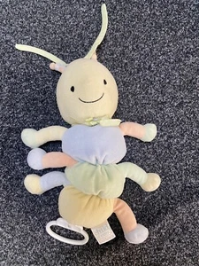 Carter's Child of Mine 9” Plush Musical Caterpillar Pastel Pull String Baby Toy - Picture 1 of 10