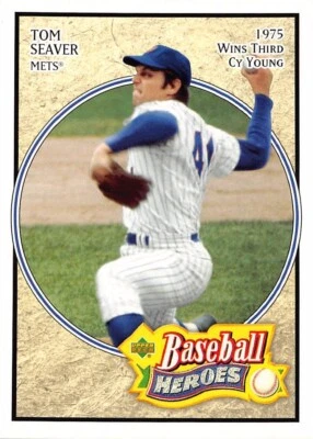 2005 UPPER DECK HEROES (#28) - TOM SEAVER - Image 1 of 2