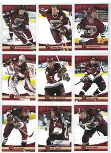 2003-04 Hershey Bears (AHL) complete 30 card set