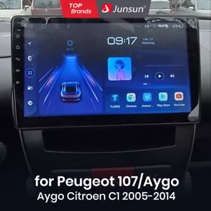 For Toyota PEUGEOT 107 Apple CarPlay Android 13 Car Stereo Radio Screen GPS WiFi - Picture 1 of 13